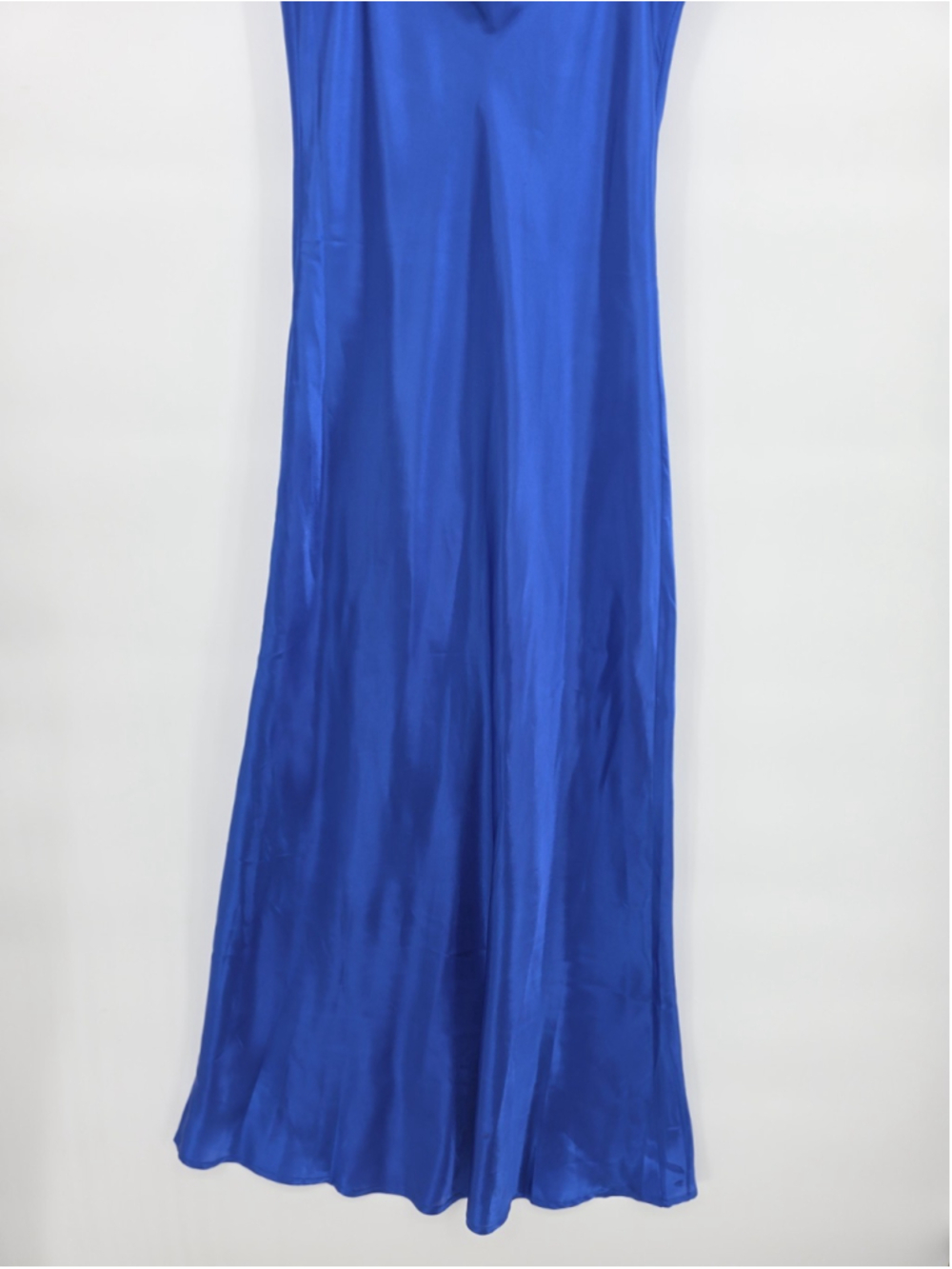 Alexander Del Rossa Dress M Vintage Satin Slip Romantic Luxury Cocktail Party - Picture 14 of 14